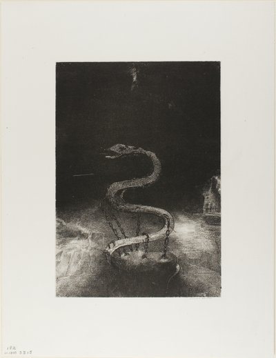 Y lo Ató por Mil Años, lámina 8 de 12 de Odilon Redon