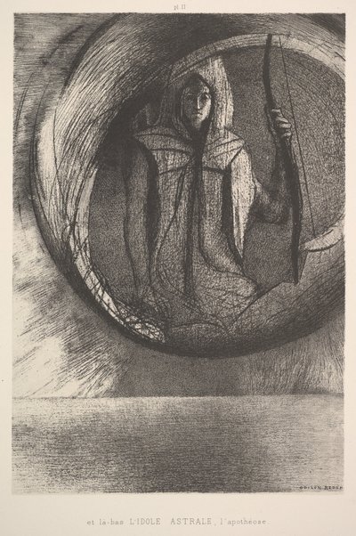 Y allá, el ídolo astral, la apoteosis de Odilon Redon