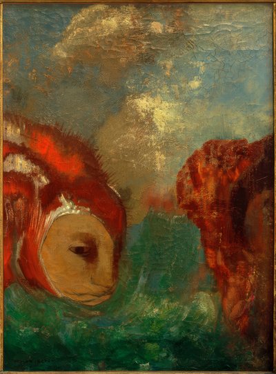 Angélica y el dragón de Odilon Redon
