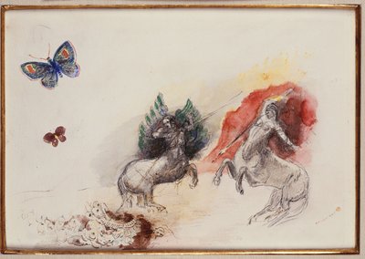 Batalla de los Centauros de Odilon Redon