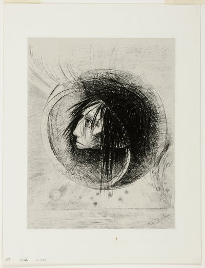 Florecimiento, placa uno de En sueños de Odilon Redon