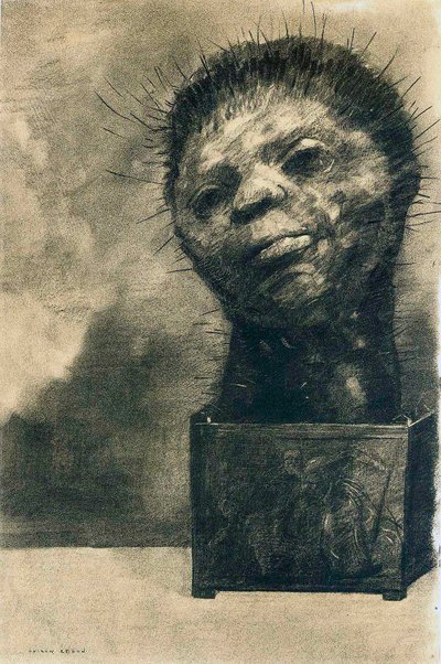 Hombre cactus de Odilon Redon
