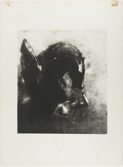 Pegaso cautivo de Odilon Redon