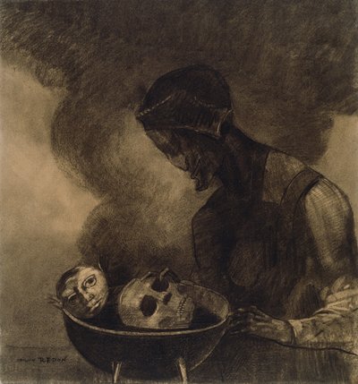 Caldero de la Hechicera de Odilon Redon