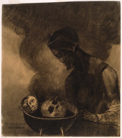 Caldero de la Hechicera de Odilon Redon