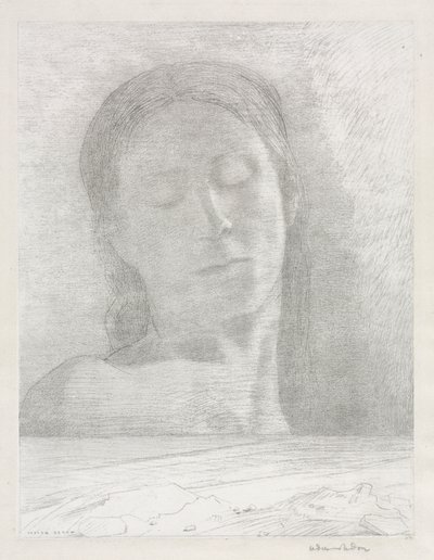 Ojos Cerrados de Odilon Redon
