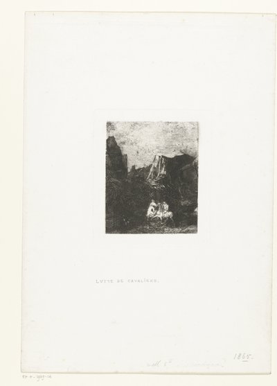 De twee kleine ruiter
Los dos pequeños jinetes de Odilon Redon