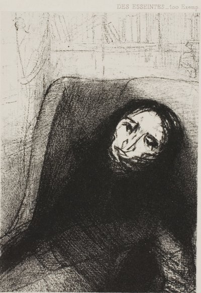 Des Esseintes, Frontispicio para A Rebours de J.K. Huysmans de Odilon Redon