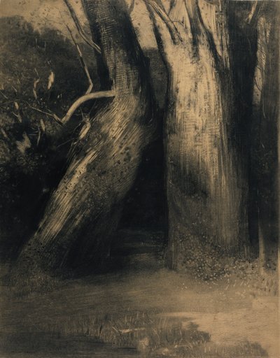 Dos árboles de Odilon Redon