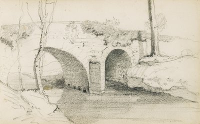 Dibujo de un Álbum Titulado "El País Vasco", 1862-63 de Odilon Redon