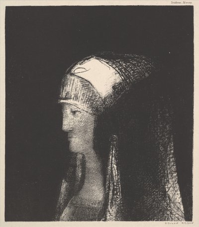Druidesa, 1891 de Odilon Redon
