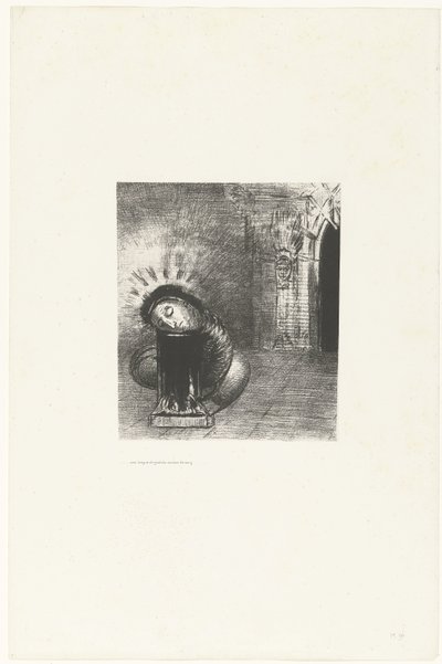 Un pop largo del color de la sangre ...une longue chrysalide couleur de sang... Tentation de Saint-Antoine (2) (título de la serie) Tentación de San Antonio (título de la serie) de Odilon Redon