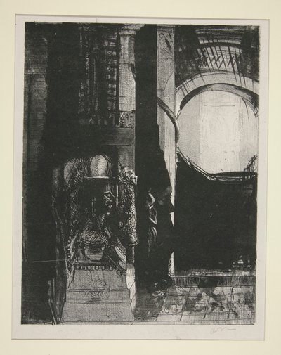 Y en todas partes hay columnas de basalto de Odilon Redon