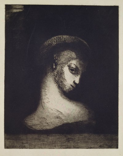 Cabeza Femenina de Odilon Redon