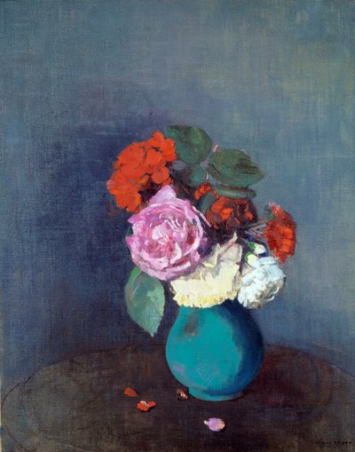 Ramo de claveles de Odilon Redon