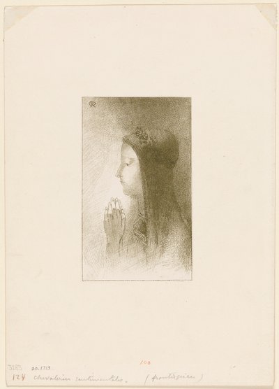 Portada para Chevaleries sentimentales de Ferdinand Hérold de Odilon Redon