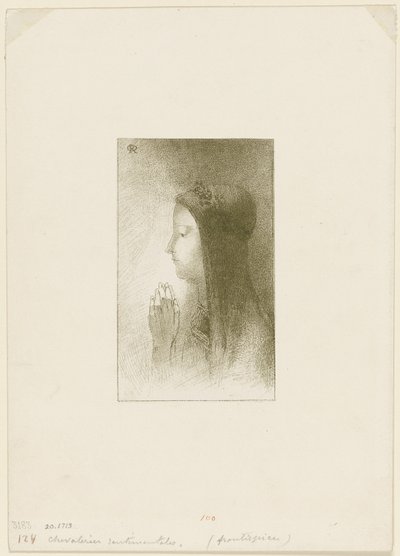 Portada para Chevaleries sentimentales de Ferdinand Hérold de Odilon Redon