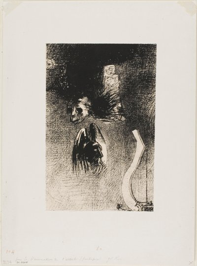 Frontispicio de Damnation, de Iwan Gilkin, por el artista de Odilon Redon