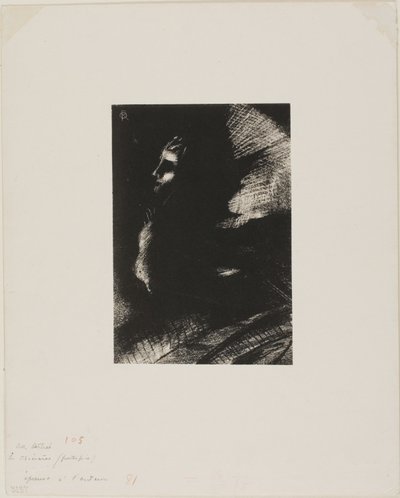 Frontispicio para Les Chimères de Jules Destrée de Odilon Redon