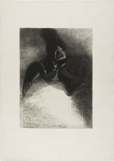 Portada a A Gustave Flaubert (A Gustave Flaubert) de Odilon Redon
