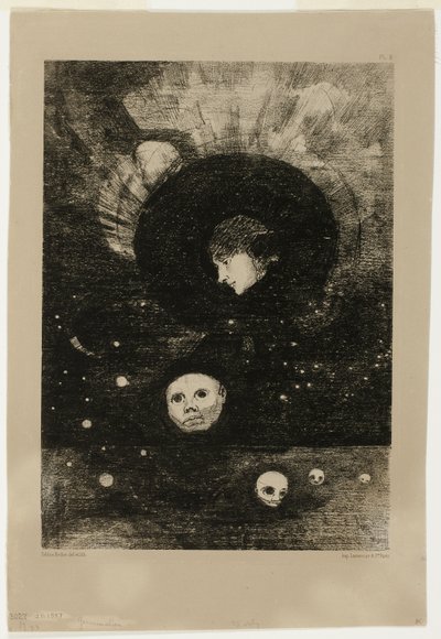 Germinación, lámina dos de En sueños de Odilon Redon