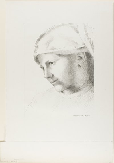 Chica de Odilon Redon