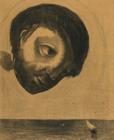 Espíritu guardián de las aguas de Odilon Redon