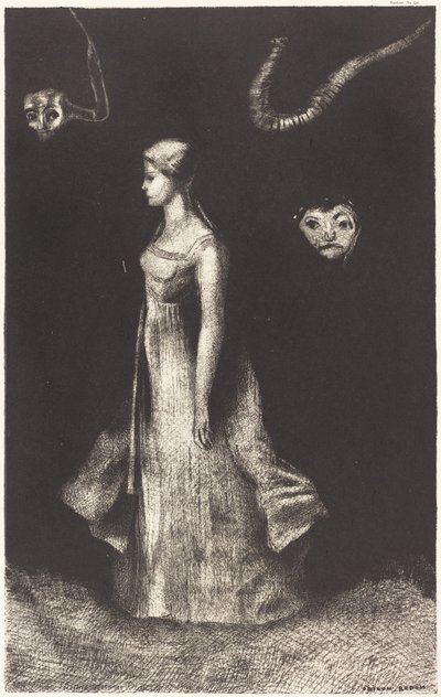Obsesión (Obsesión) de Odilon Redon