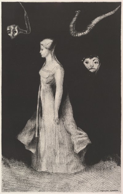 Embrujado, 1893-94 de Odilon Redon