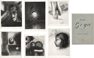 Homenaje a Goya de Odilon Redon