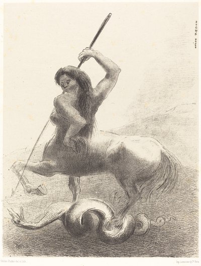 Hubo luchas y victorias vanas de Odilon Redon