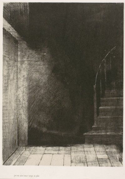 Era una mano, aparentemente tan de carne y hueso como la mía, lámina 4 de 6 de Odilon Redon