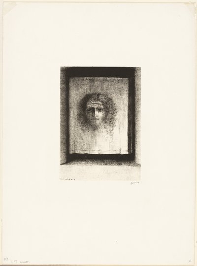 Era un Velo, una Huella, placa 1 de 6 de Odilon Redon