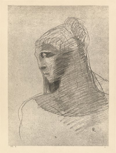 Te adoro como adoro la bóveda nocturna. Oh vaso de tristeza, oh gran taciturna de Odilon Redon