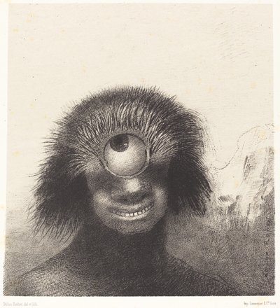 Le Polype difforme flottait sur les rivages de Odilon Redon