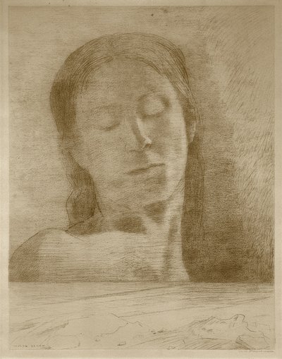 Los ojos cerrados de Odilon Redon