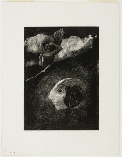 Limbo, lámina cuatro de En Sueños de Odilon Redon