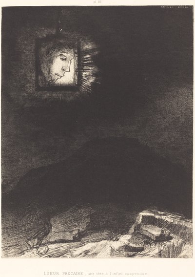 Luz Precaria, una Cabeza Suspendida de Odilon Redon