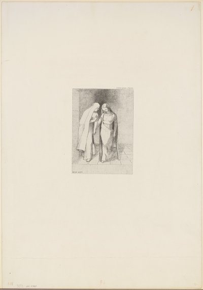 Conversación mística de Odilon Redon