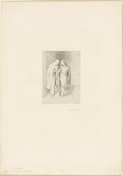 Conversación mística de Odilon Redon