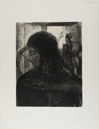 Viejo caballero de Odilon Redon