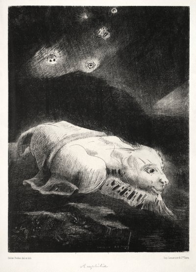 Orígenes: Cuando la vida despertaba en las profundidades de la materia oscura de Odilon Redon