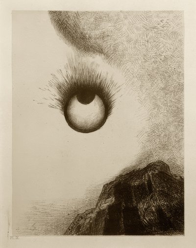 Por todas partes las pupilas arden de Odilon Redon