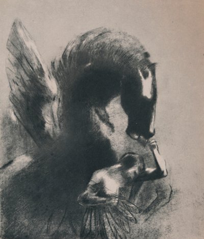 Pegaso Cautivo, 1889, 1946 de Odilon Redon