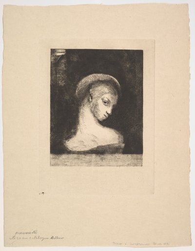 Perversidad, 1891. de Odilon Redon