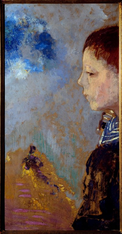 Retrato de Ari Redon en el pase marino de Odilon Redon