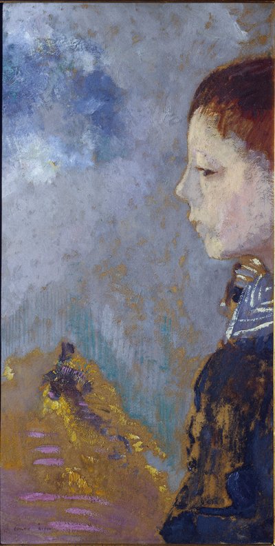 Retrato de Ari Redon en el pase marino de Odilon Redon