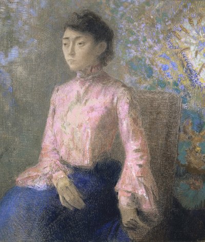 Retrato de la señorita Jeanne Chaîne de Odilon Redon