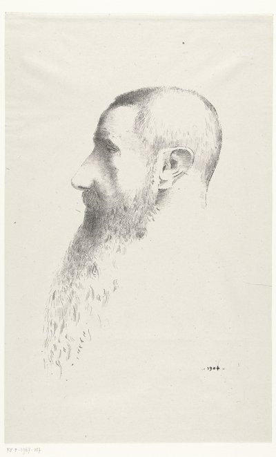 Retrato de Roger Marx de Odilon Redon