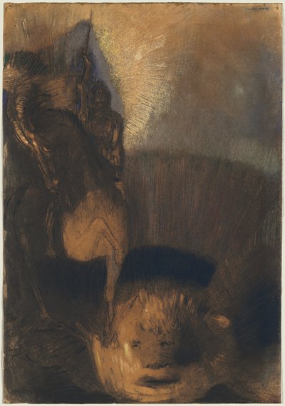 San Jorge y el Dragón de Odilon Redon
